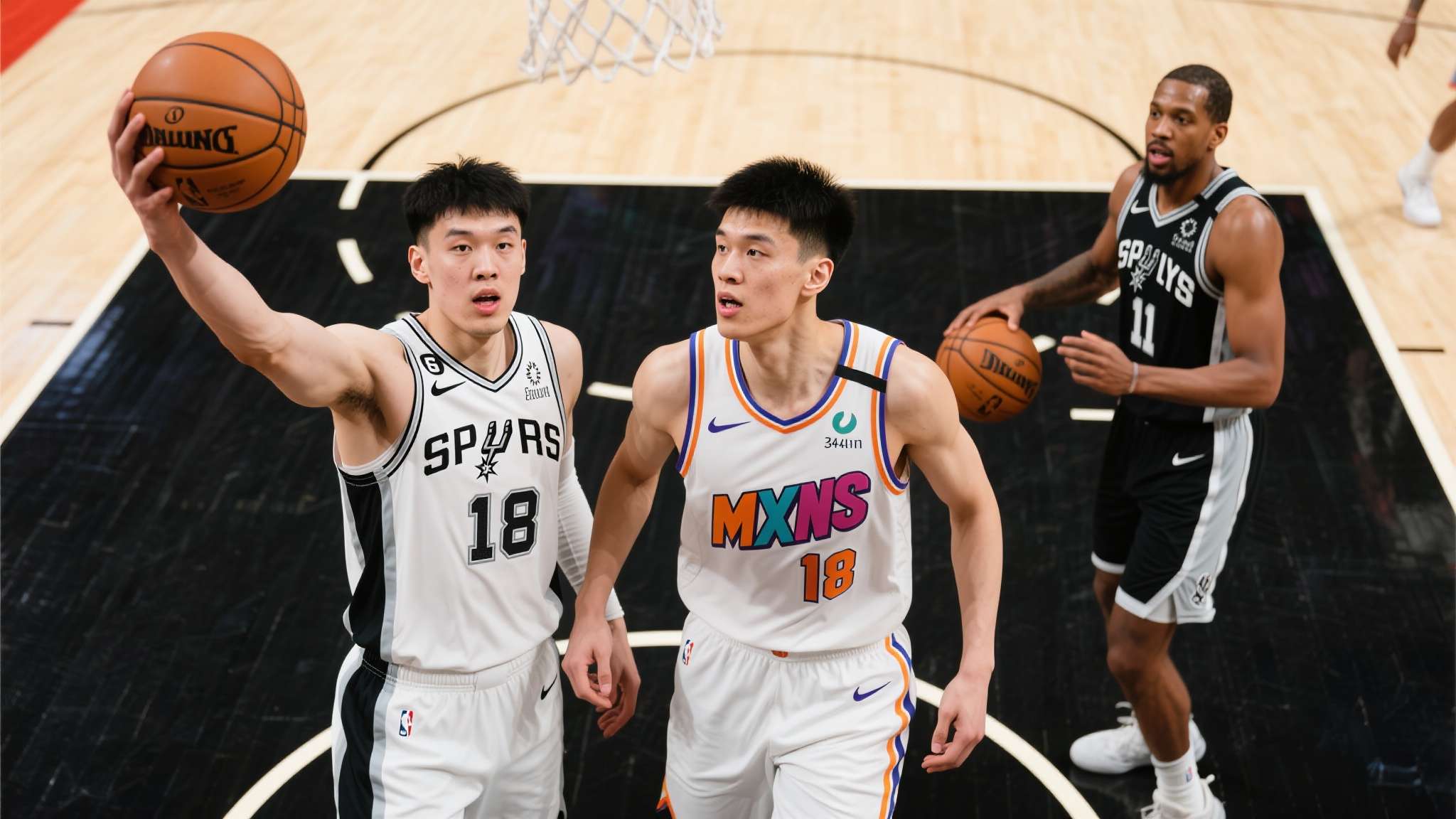 2024年6月，NBA常规赛一场焦点对决中，中国篮球新星杨瀚森展现强大实力，在混